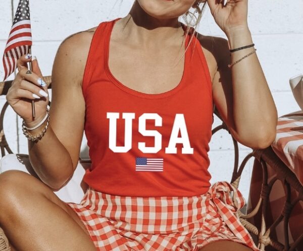 USA Racerback Tank