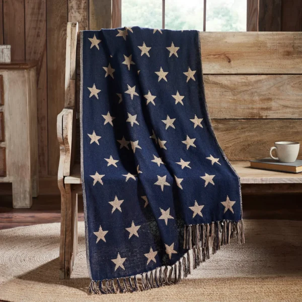 Jacquard Stars Woven Throw